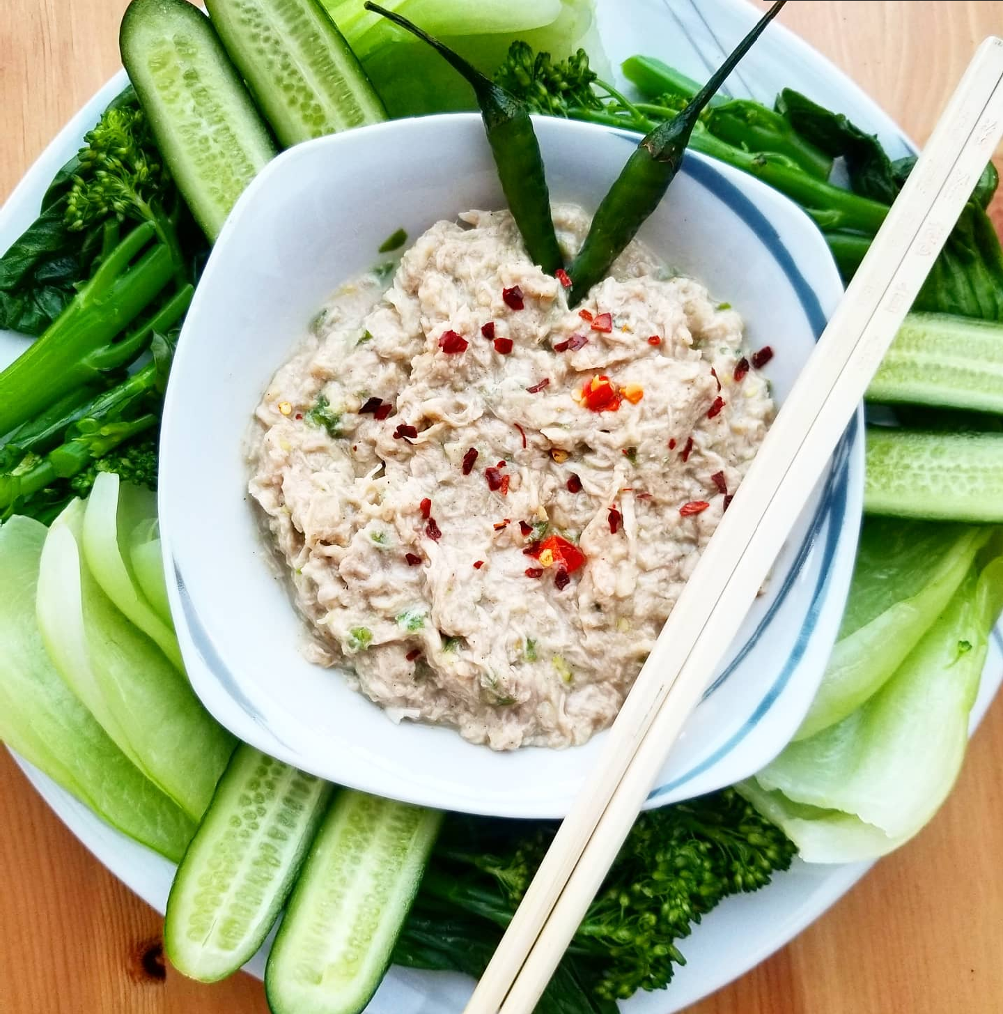 cambodian chicken dip dish